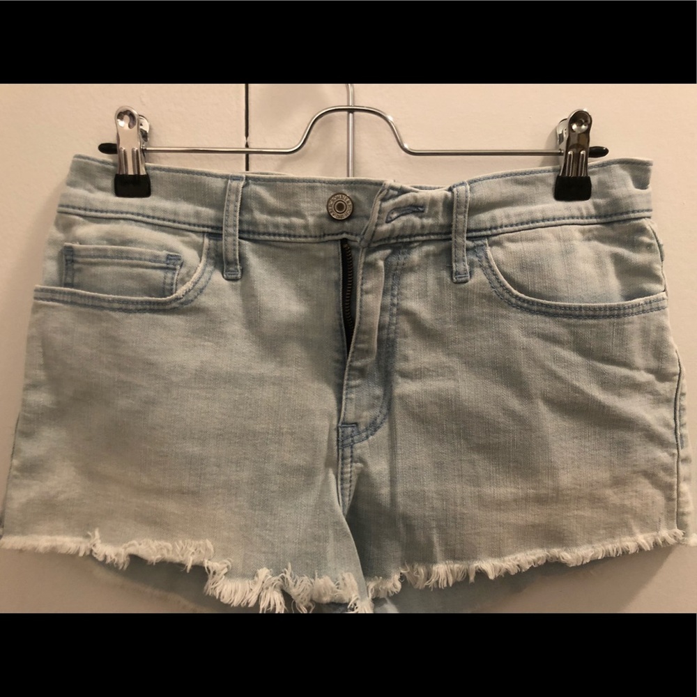 A&F denim shorts